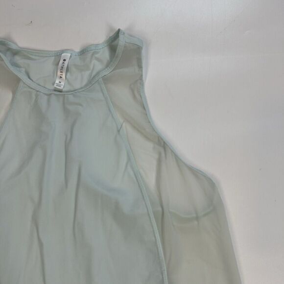 Athleta Ultimate Hybrid Tank Blue Women’s Size Medium Mint Green Athletic - Picture 2 of 8